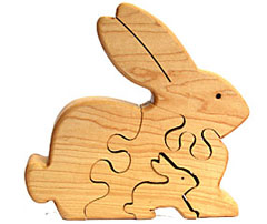 wooden animal puzzle