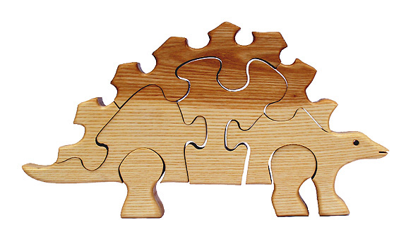 wooden Dinosaur puzzle